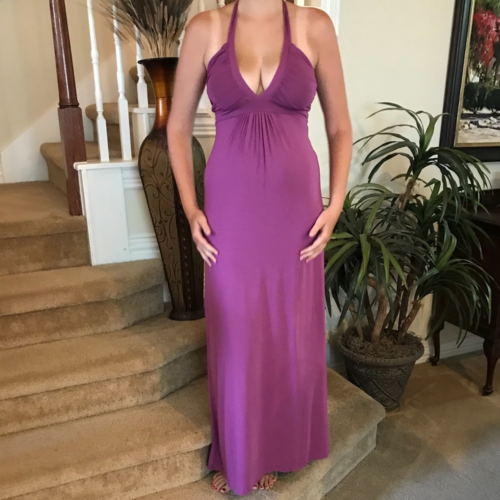 Tart Purple Halter Maxi